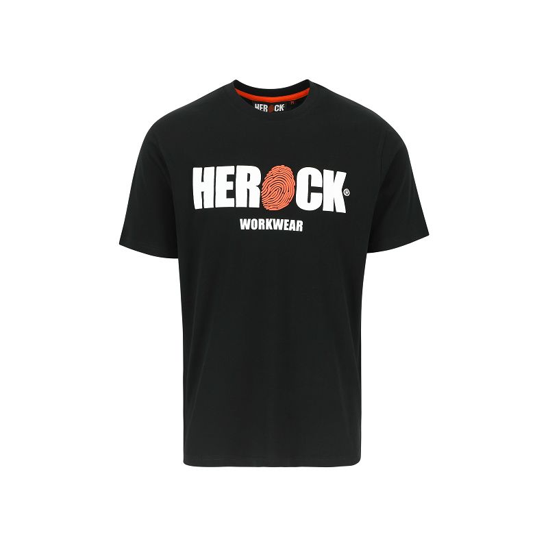 T-shirt à manches courtes Eni noir - Herock