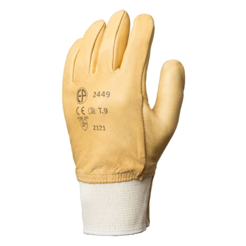 Gants fleur vachette hydrofuge