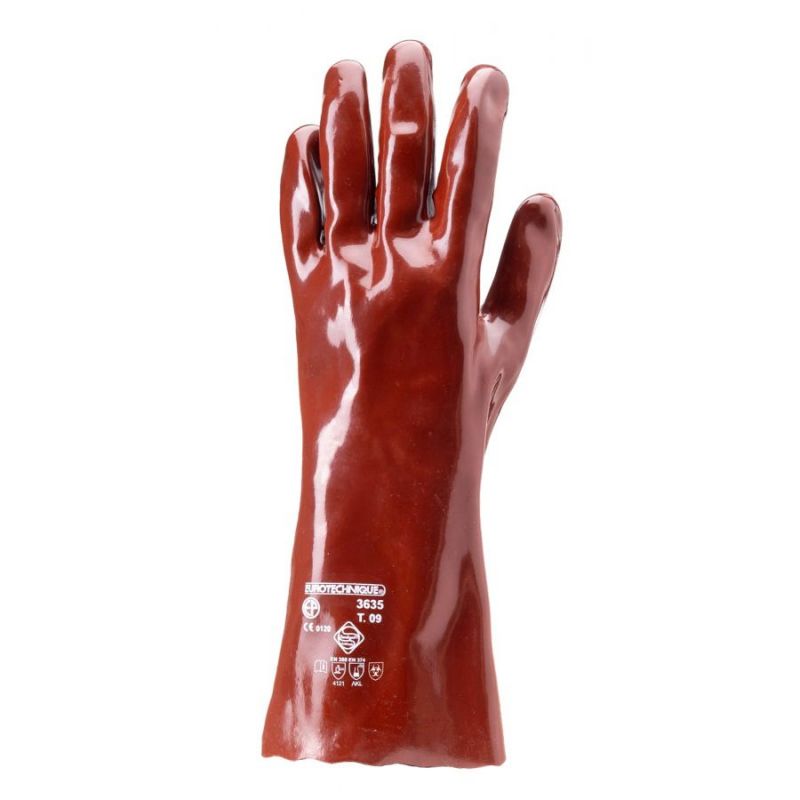 Gants PVC rouge enduit 35 cm Actifresh - Coverguard