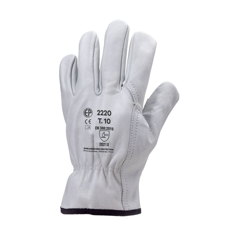 Gants maîtrise tout fleur vachette standard 